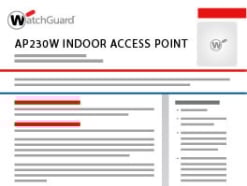 WatchGuard AP230W Datasheet