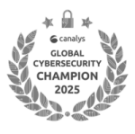 Canalys Global Cybersecurity Champion 2025 award badge