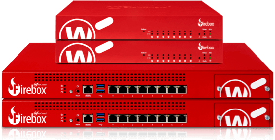 Red Fireboxes stacked on top of each other