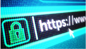 browser bar showing the SSL lock icon